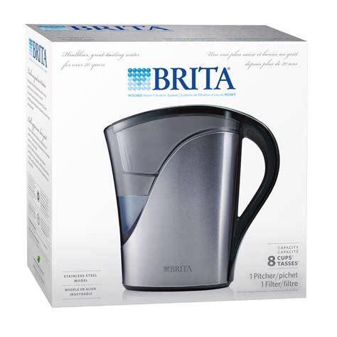 brita stainless steel pitcher